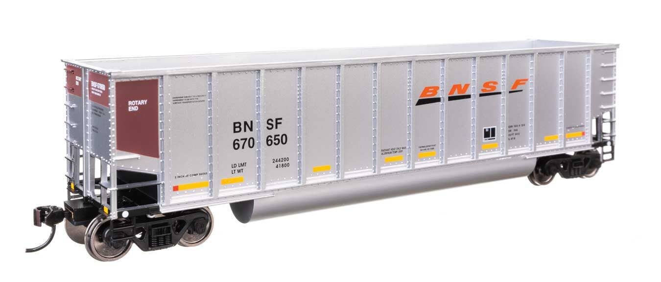 Walthers 910-57201 HO BNSF 50' Bethgon Coalporter Gondola Ready to Run #670650