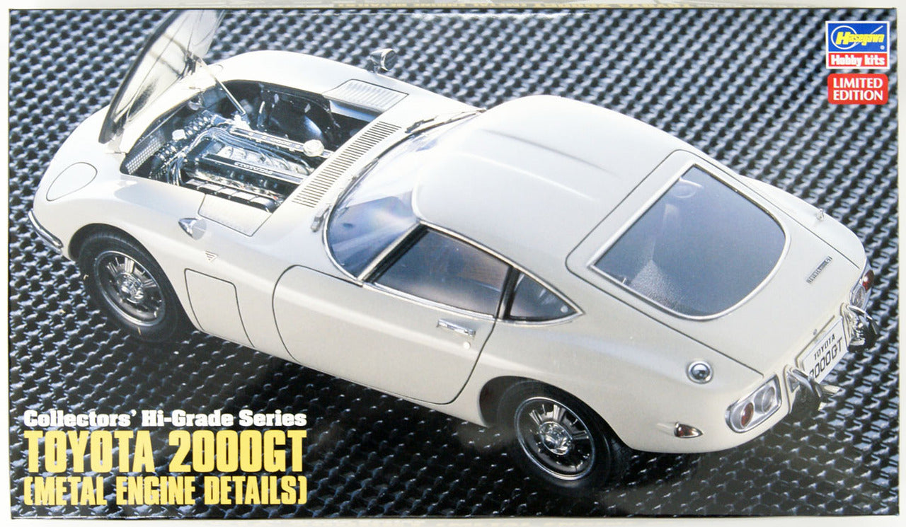 Hasegawa 51047 1:24 Toyota 2000GT Sports Car with Metal Engine Parts Model Kit