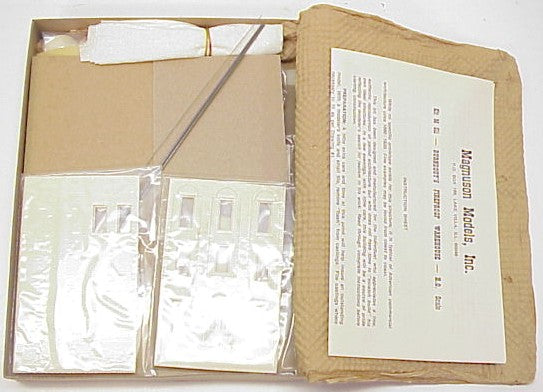 Magnuson Models M511 HO Burndout's Fireproof Warehouse Building Kit