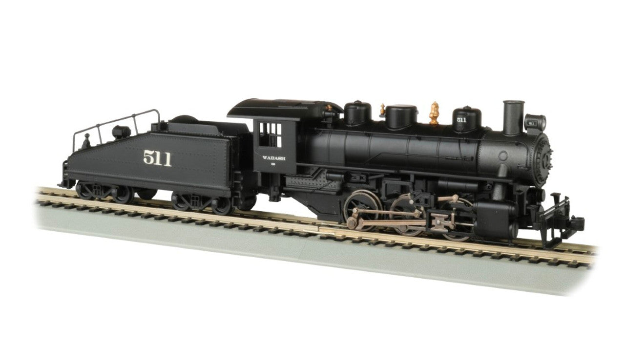 Bachmann 51616 HO Wabash USRA 0-6-0 Steam Locomotive & Slope Tender #511