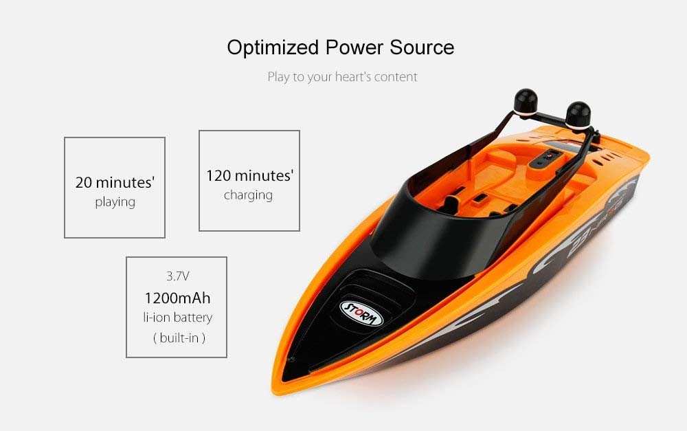 Imex MIC1435O RC Orange Cavort Racing Boat