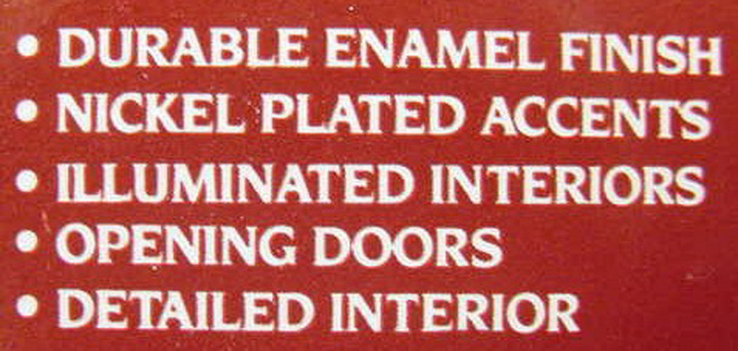Lionel 6-13408 Standard Gauge Blue Comet Tinplate Passenger 3-Car Set EX/Box