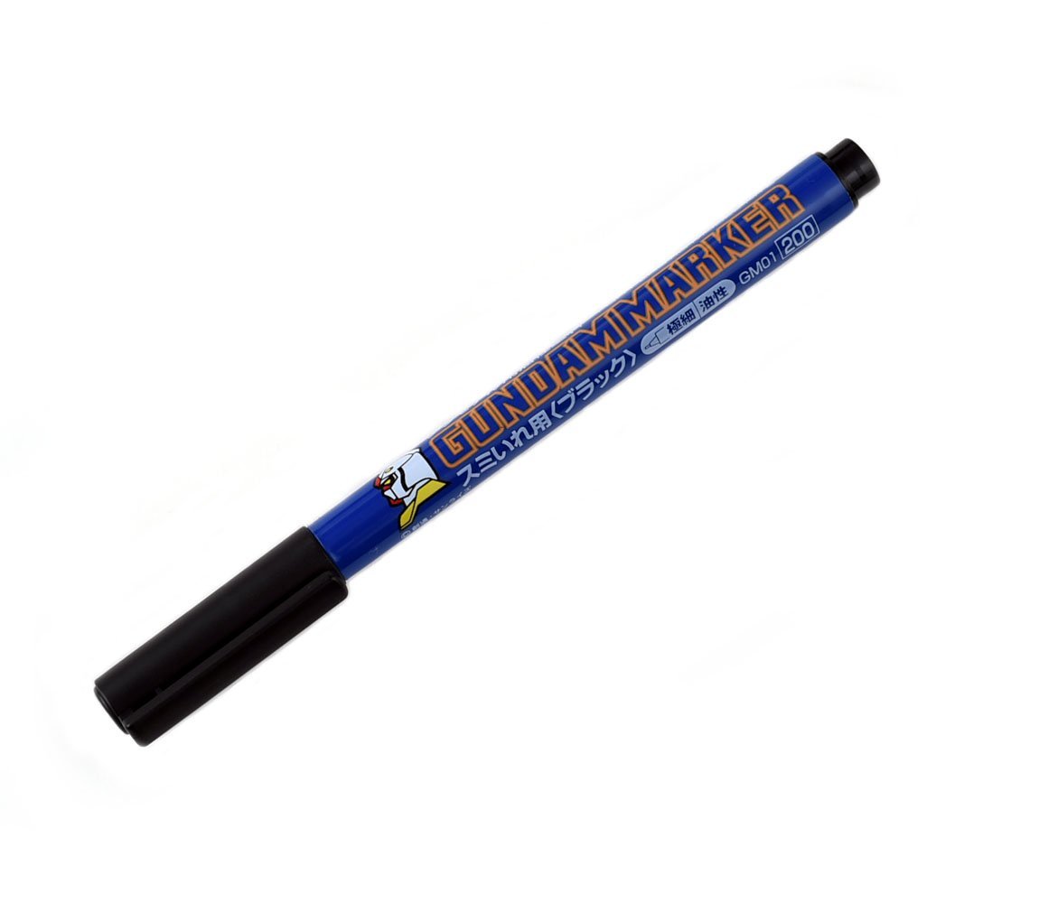 Gunze GM01 Gundam Black Extra Fine Liner Type Marker