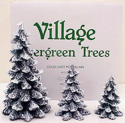 Dept 56 5205-1 Village Evergreen Trees LN/Box
