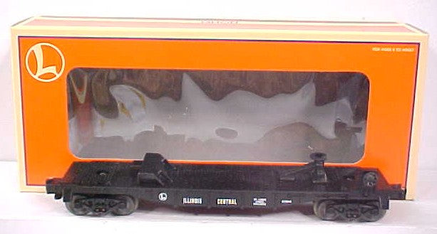 Lionel 6-52190 O Illinois Central Flatcar w/IC Tractor Trailer NIB