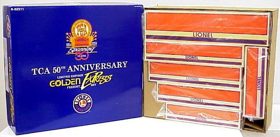 Lionel 6-52311 O Gauge TCA Golden Express Diesel Train Set NIB