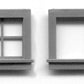Grandt Line 5239 HO 28" x 26" Single Sash 4 Light Window (Pack of 4)