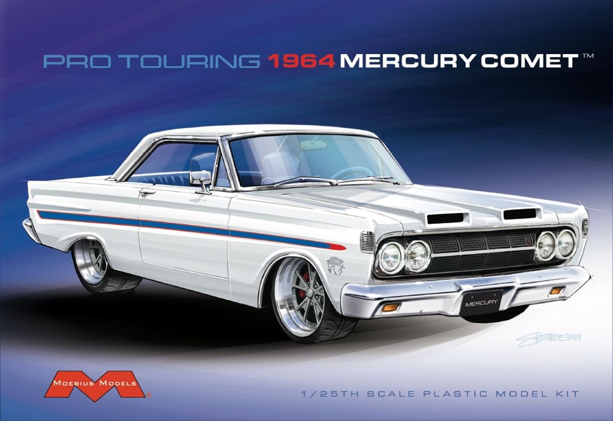Moebius Models 2751 1:25 Pro Touring 1964 Mercury Comet Plastic Model Kit