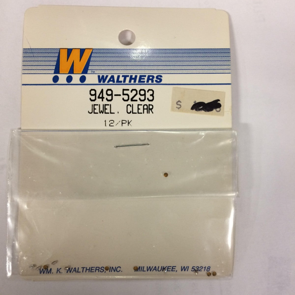 Walthers 949-5293 HO Scale Clear Jewels (12)