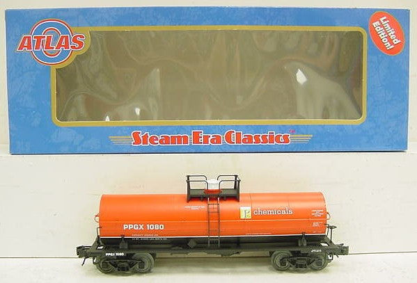 Atlas 8213-1 O PPG 11k Gal Tank Car #1080 [3-Rail] LN/Box