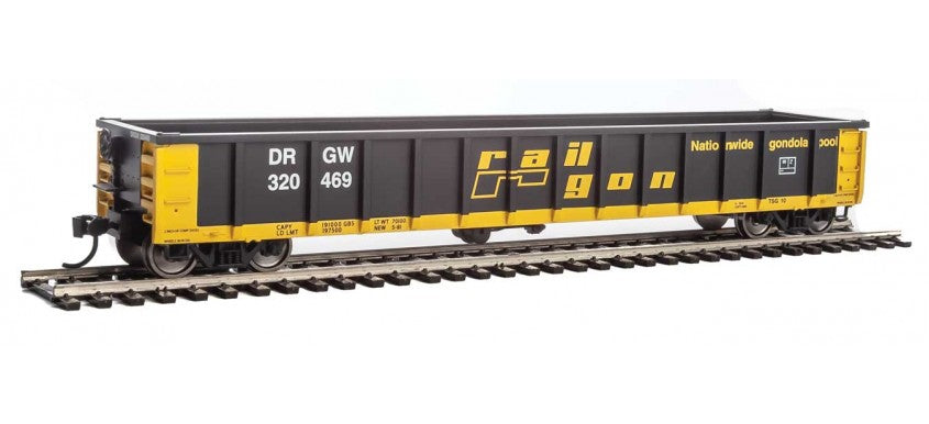 Walthers 910-6214 HO Denver & Rio Grande Western 53' Railgon Gondola #320469