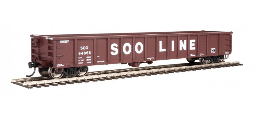 Walthers 910-6230 HO Soo Line 53' Railgon Gondola #64068
