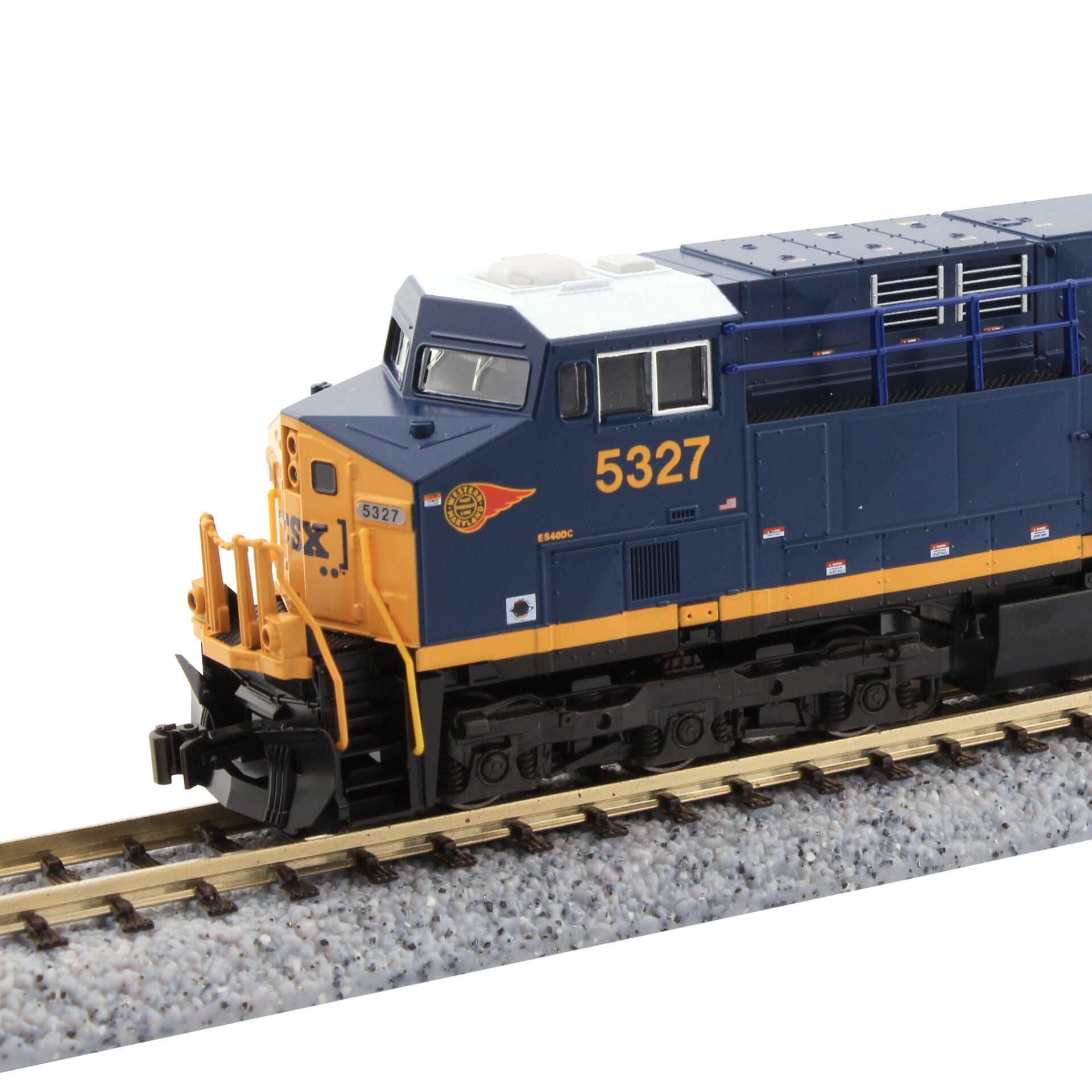 Kato 176-8962-S N Western Maryland CSX ES44AC Diesel Locomotive with Sound #5327