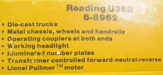 Lionel 6-1971 O Gauge Reading Quaker City Limited Set MT/Box