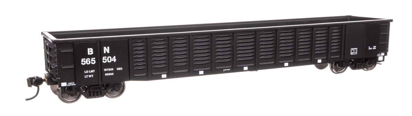 Walthers 910-6076 HO Burlington Northern 53' Corrugated-Side Gondola RTR #565504