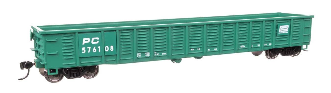 Walthers 910-6088 HO Penn Central 53' Corrugated-Side Gondola RTR #576108