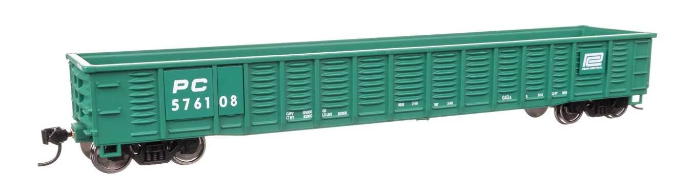 Walthers 910-6088 HO Penn Central 53' Corrugated-Side Gondola RTR #576108