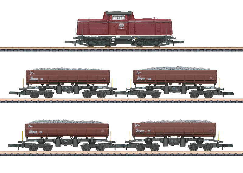 Marklin 81372 Z EfW E. VI Construction Diesel Freight Train Set