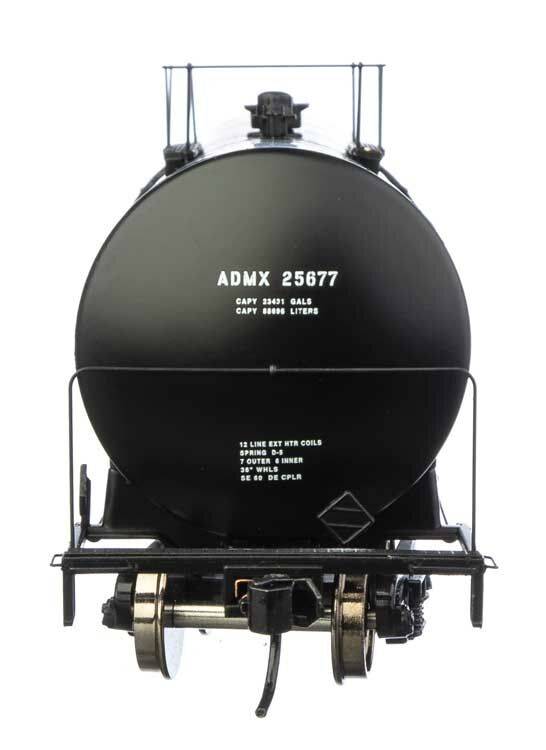 Walthers 920-100246 HO ADM 54' 23,000 Gallon Funnel-Flow Tank Car RTR #25677