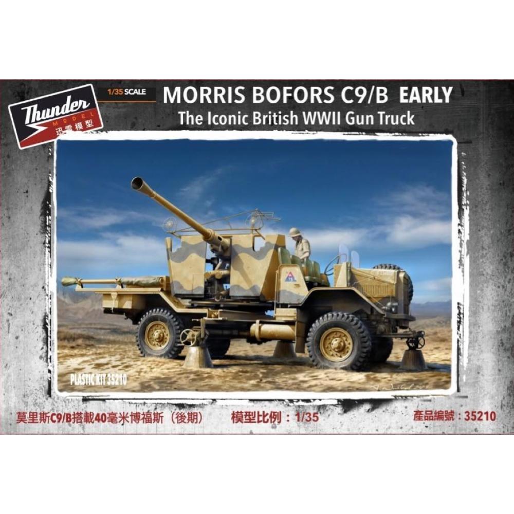 Thunder Model 35210 1:35 Morris Bofors C9/B Gun Truck Plastic Model Kit