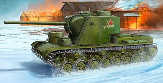 Trumpeter 05552 1:35 KV-5 Super Heavy Military Tank Model Kit