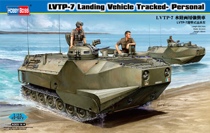 Hobby Boss s 82409 1:35 LVTP-7 Landing Tracked- Personnel Military Vehicle Kit