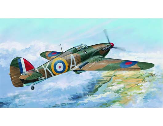 Trumpeter 02414 1:24 Hawker Hurricane Mk.I Military Aircraft Plane Model Kit