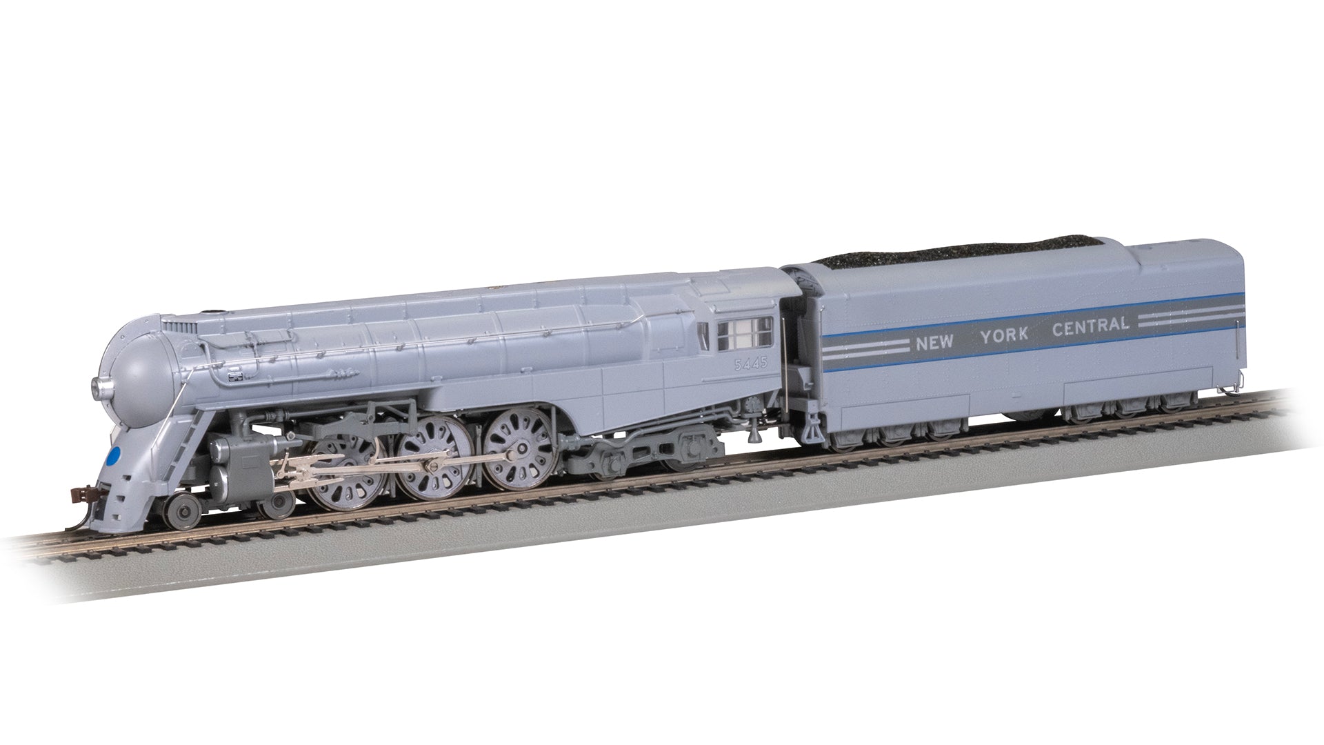Bachmann 56601 HO NYC Dreyfuss Streamlined Hudson Steam Locomotive #5445