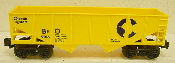 Lionel 6-9016 O Gauge Baltimore & Ohio 2-Bay Hopper EX/Box