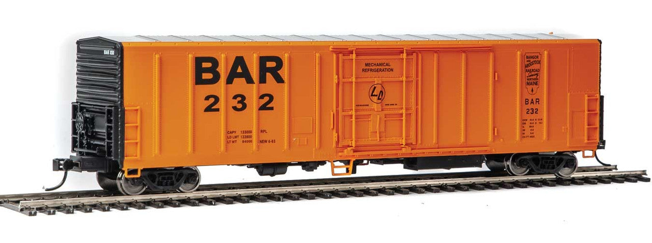 Walthers 910-3907 HO Scale Bangor & Aroostook 57' Mechanical Reefer #232