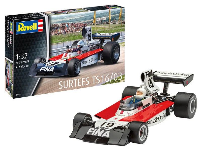 Revell of Germany 07739 1:32 Surtees TS16/03 Racing Car Plastic Model Kit