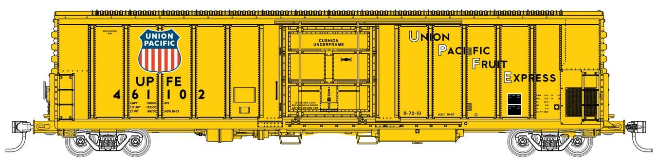 Walthers 910-3994 HO Union Pacific 57' Mechanical Reefer RTR UPFE #461102