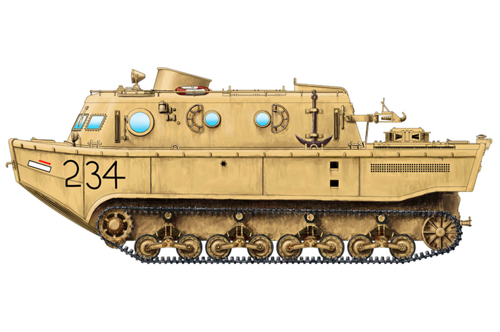 Hobby Boss Models 82918 1:72 German LWS Amphibious Tractor Early Prod Kit