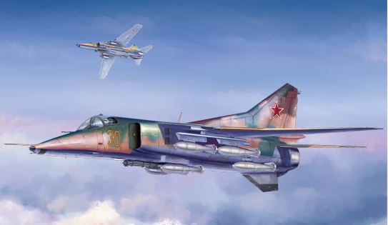Trumpeter 05802 1:48 MiG-27 Flogger D Russian Fighter Plane Kit