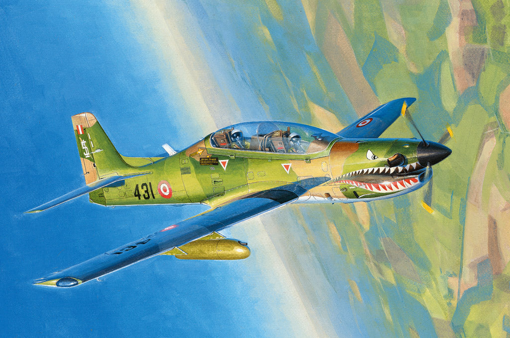Hobby Boss Models 81763 1:48 Brazilian EMB312 Tucano Military Aircraft Plane Kit