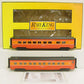 MTH 30-6744 O SP 60' Streamlined ABS Sleeper/Diner Passenger Car Set (Set of 2) LN/Box
