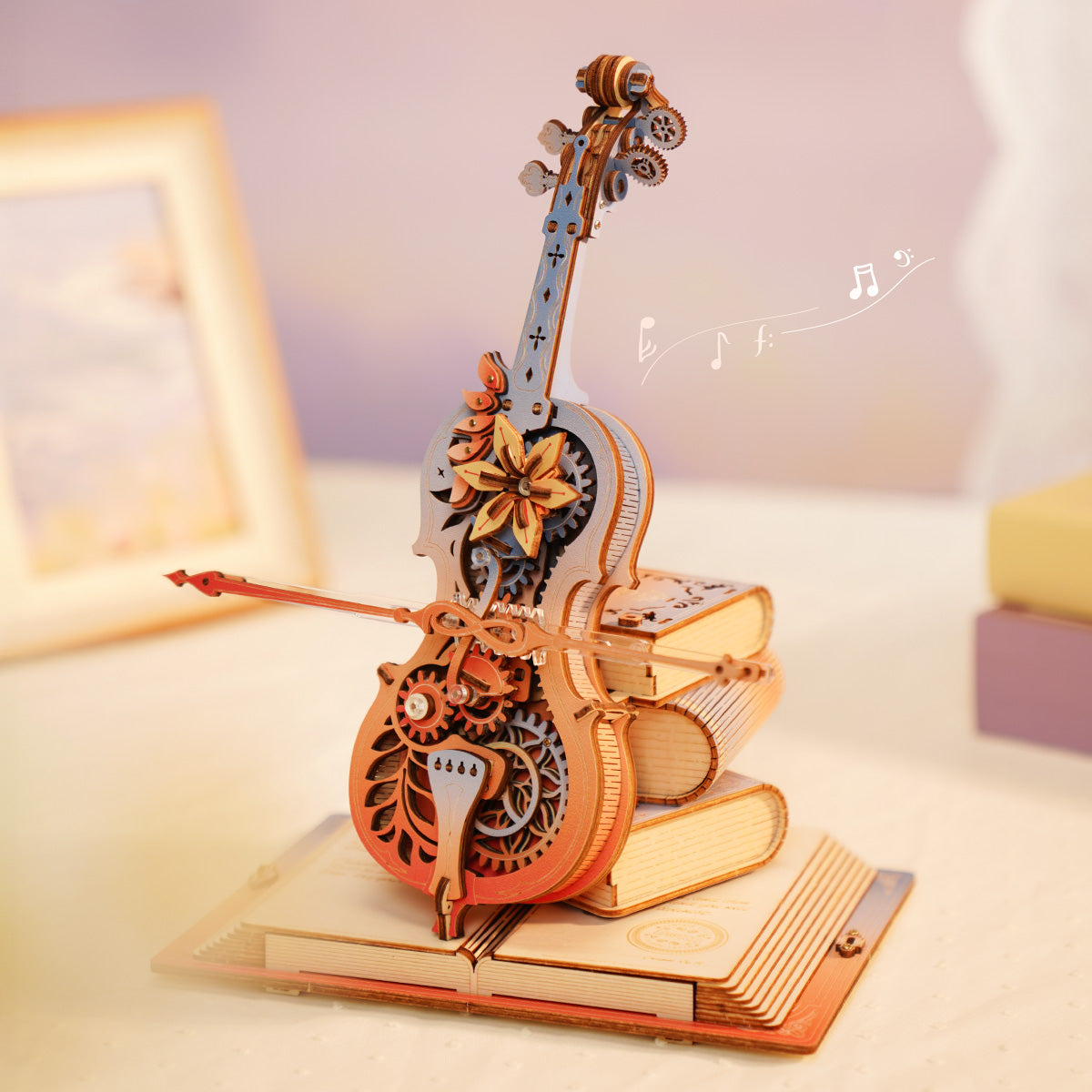 Robotime AMK63M ROKR Symphony of Gorgeous Dreams Mechanical Music Box 3D Puzzle