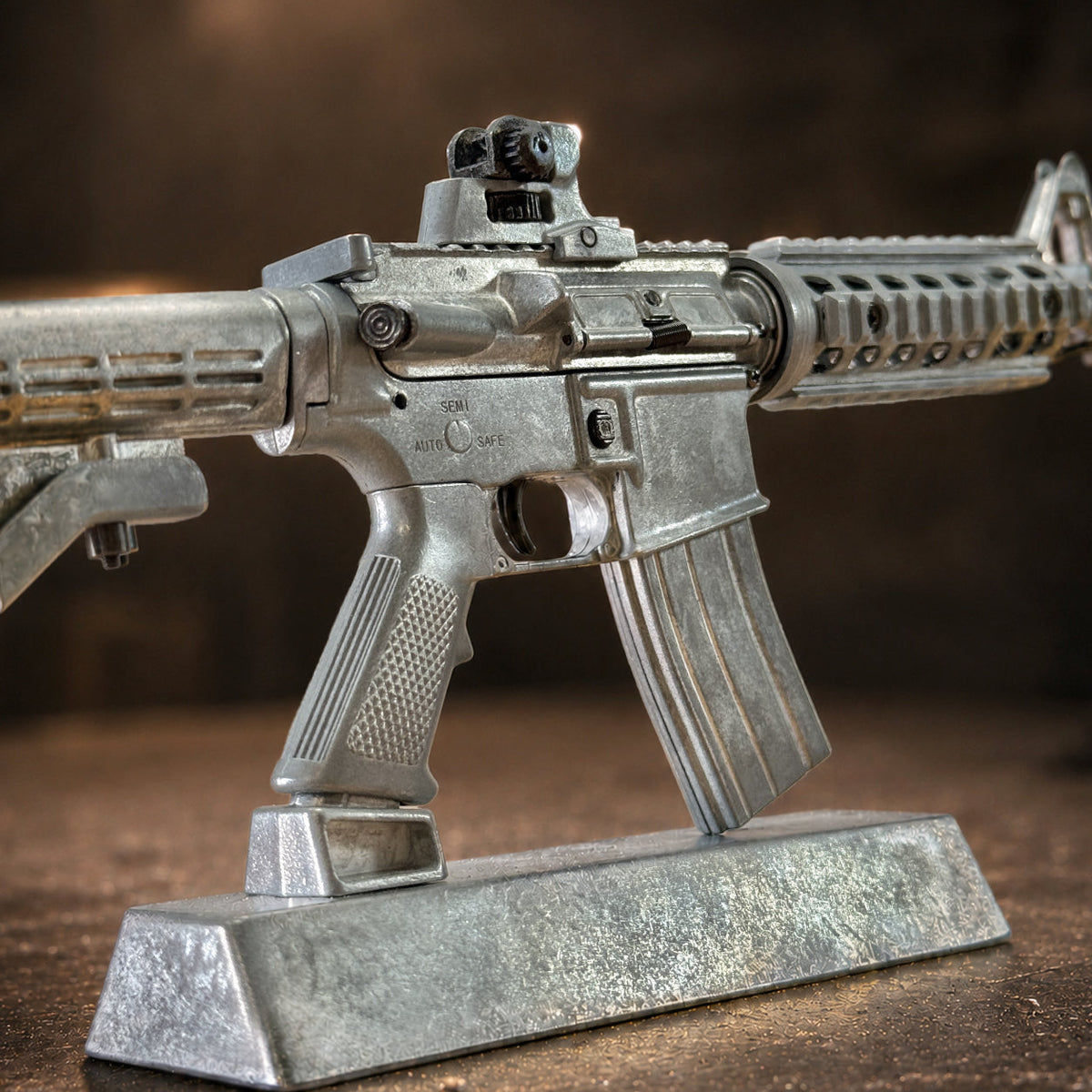 GoatGuns AR-DIECAST 1:3 Raw Diecast AR-15 Model Kit