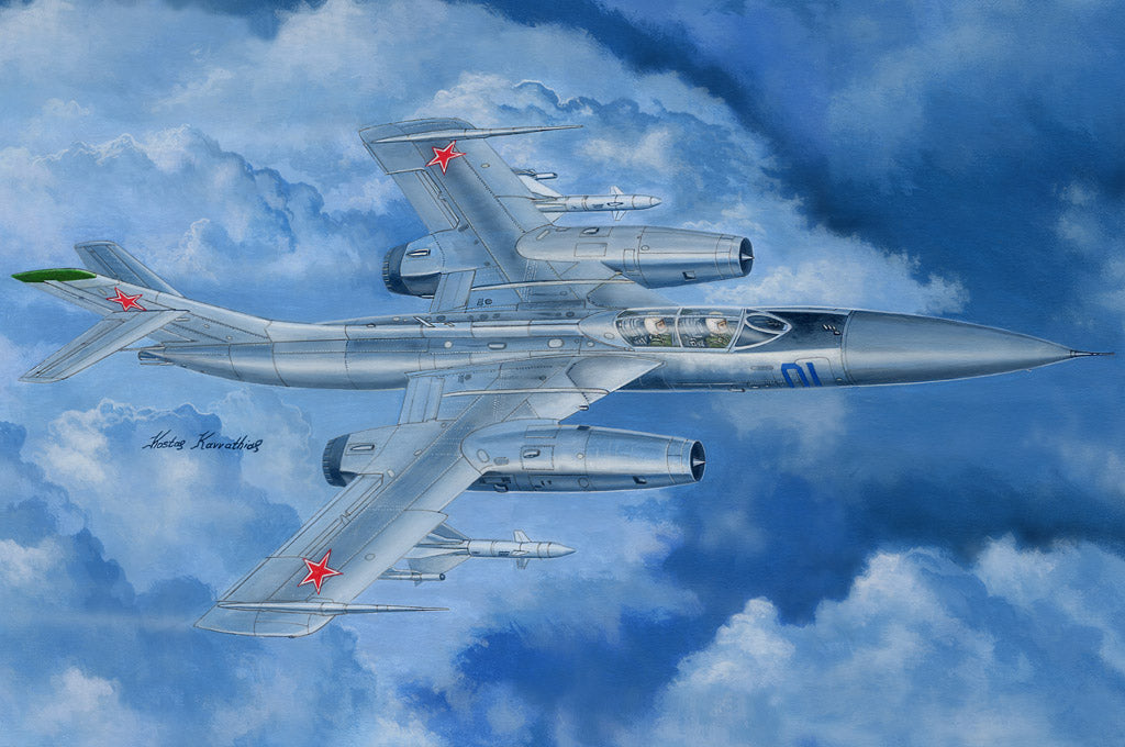 Hobby Boss Models 81767 1:48 Russian Yak-28P Firebar Military Aircraft Plane Kit