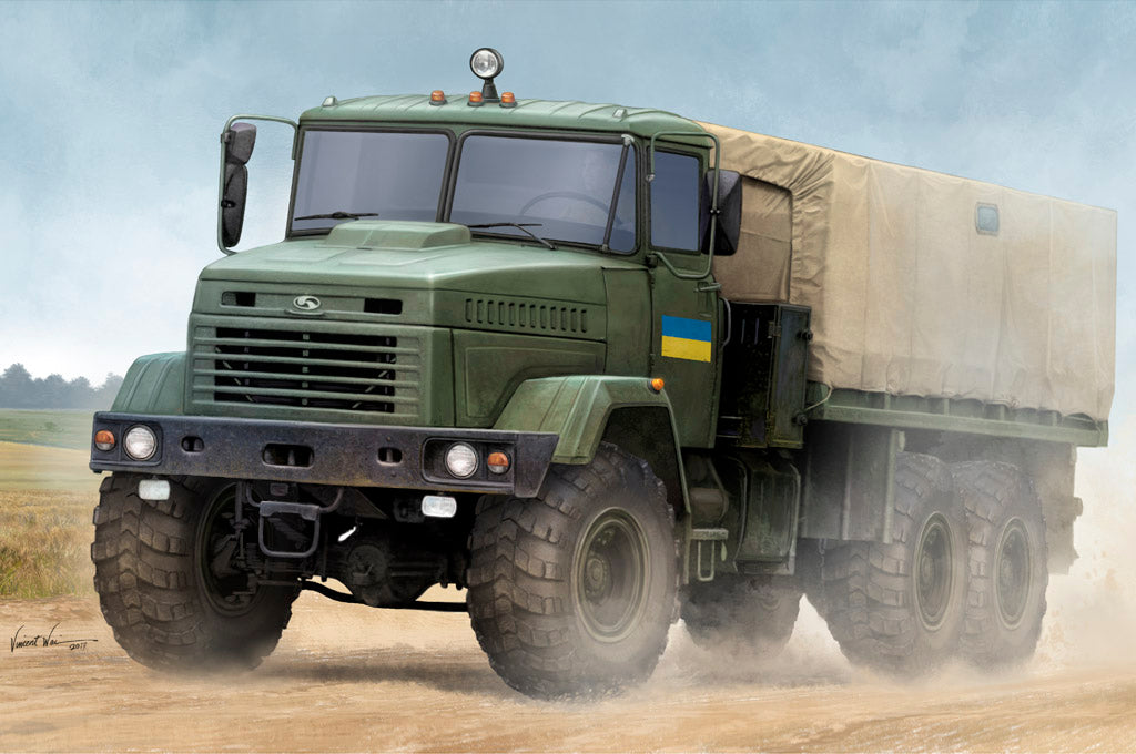 Hobby Boss s 85512 1:35 Ukraine KrAZ-6322 Cargo Truck Military Vehicle Model Kit
