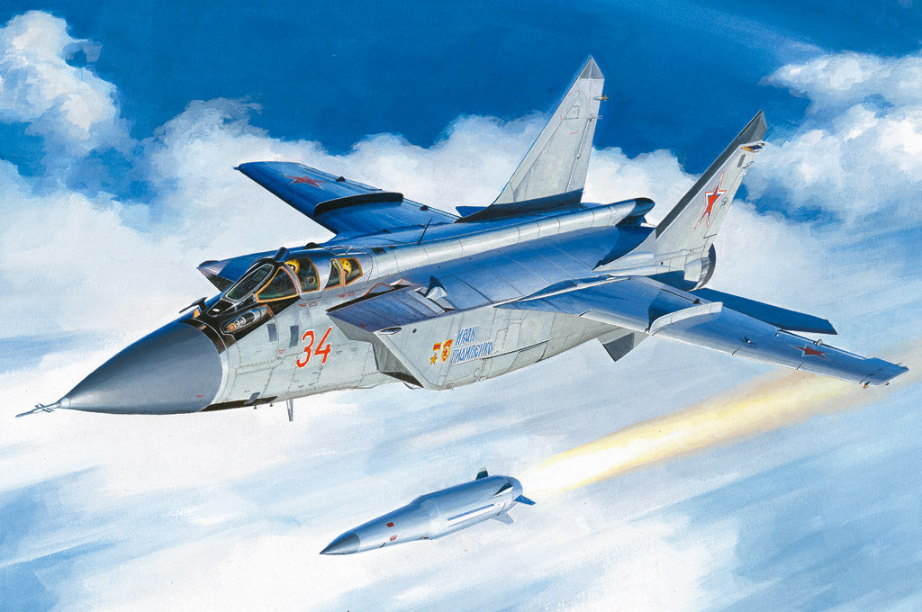 Hobby Boss Models 81770 1:48 MiG-31BM with KH-47M2 Military Aircraft Plane Kit