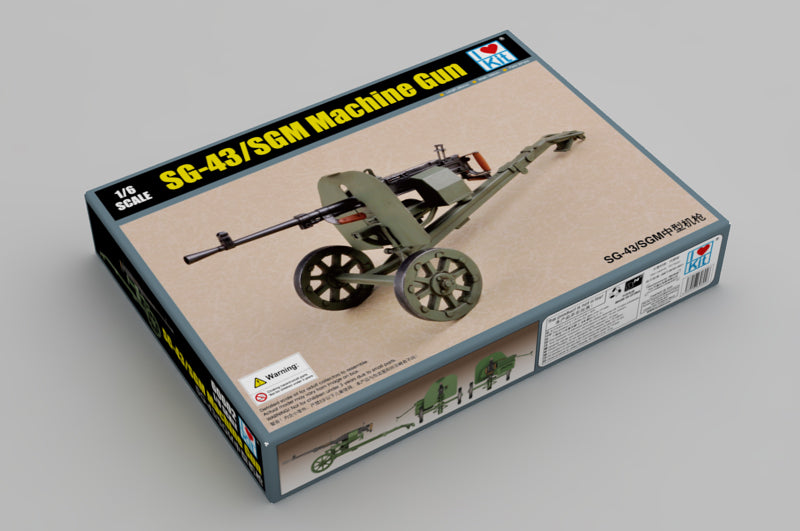I Love Kit 60602 1:6 SG-43/SGM Machine Gun Plastic Model Kit