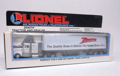 Lionel 6-12935 O Zenith Tractor Trailer NIB