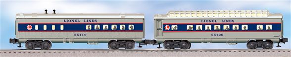 Lionel 6-25118 Lionel Lines Passenger Car (Set of 2) LN/Box