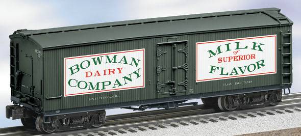 Lionel 6-27312 Bowman Dairy Company Milk Car #119 LN/Box