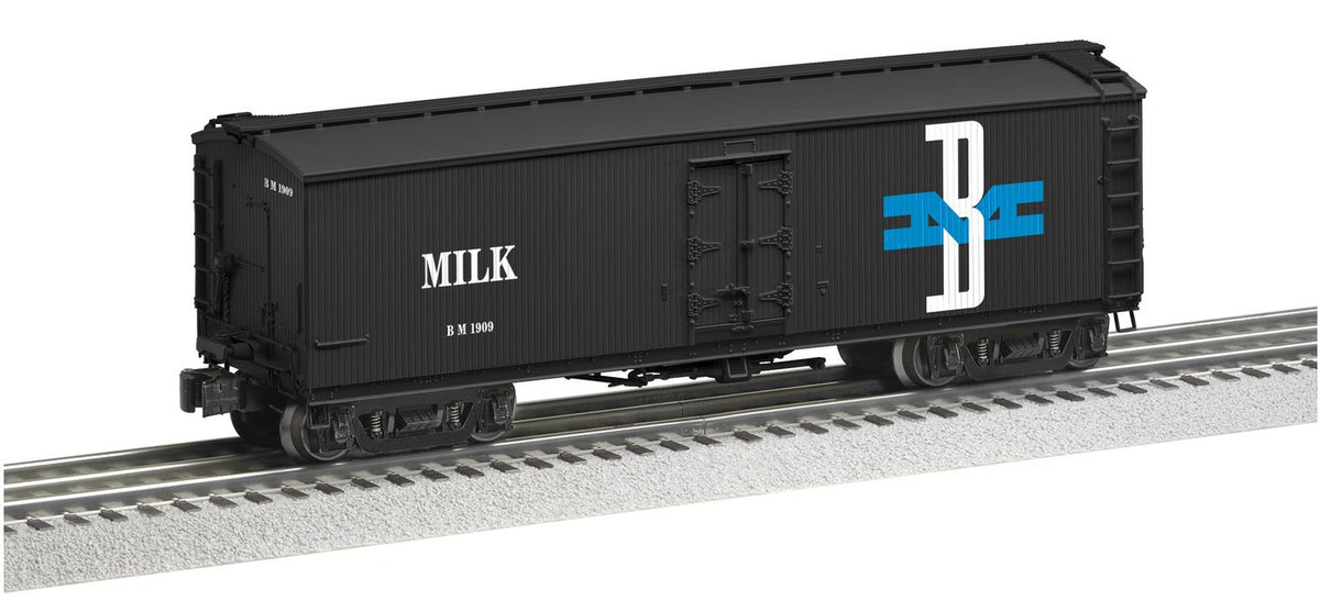 Lionel 6-29985 O Boston & Maine Milk Car #1909 LN/Box