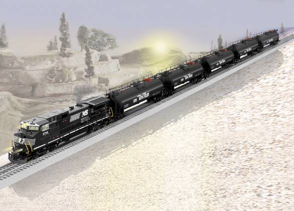 Lionel 6-31773 O Gauge Norfolk Southern Dash 9 TankTrain Diesel Train Set