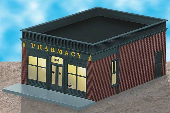 Lionel 6-34128 O Assembled Pharmacy Building LN/Box