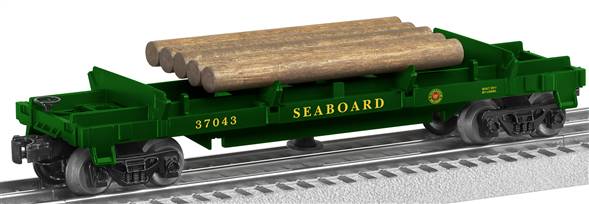 Lionel 6-37043 O Gauge Seaboard Log Dump Car LN/Box