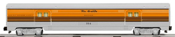 American Flyer 6-49945 S Scale Denver & Rio Grande Western Baggage Car LN/Box